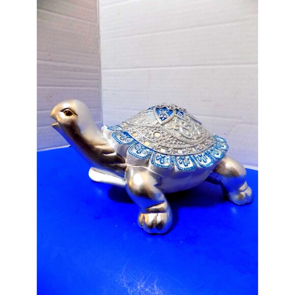 NEW Fancy Turtle Tortoise Figurine Statue Home Decor - Picture 1 of 7